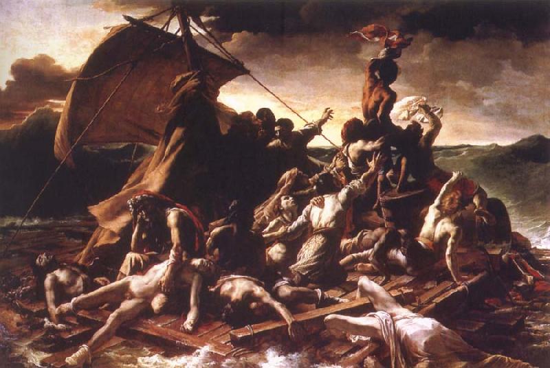 Theodore   Gericault Raft of the Medusa Sweden oil painting art